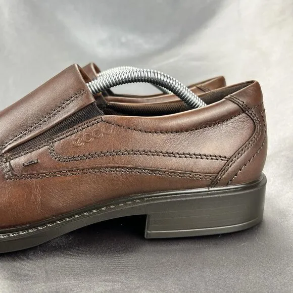 ECCO Mens New Jersey Slip On Loafer Brown Leather 051504 EU 44B Size US 10/10.5